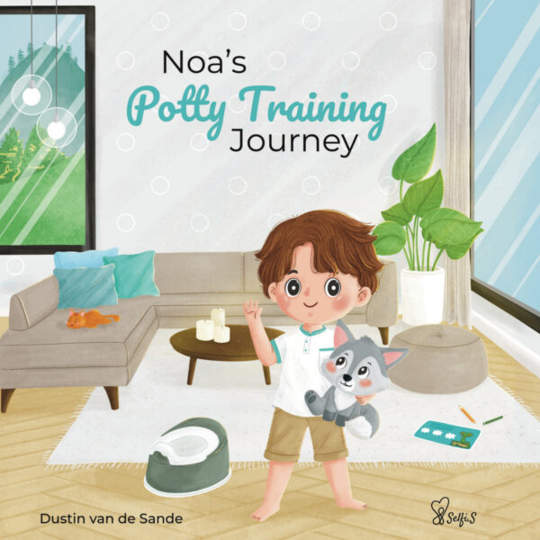 Cover of Noa's Potty Training Journey, a potty training picture book